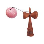 Jucarii, Copii si Bebe - Jucarii si jocuri - Jucarii & jocuri educative - Jucarii interactive - Kendama din lemn natural, Bila lemn + Sticker pentru telefon, 144KD - Infinity.ro