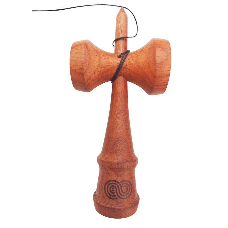 Jucarii, Copii si Bebe - Jucarii si jocuri - Jucarii & jocuri educative - Jucarii interactive - Kendama din lemn natural, Bila lemn + Sticker pentru telefon, 145KD - Infinity.ro