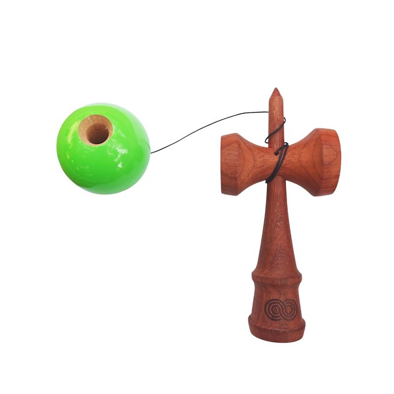 Jucarii, Copii si Bebe - Jucarii si jocuri - Jucarii & jocuri educative - Jucarii interactive - Kendama din lemn natural, Bila lemn + Sticker pentru telefon, 143KD - Infinity.ro