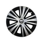 Auto si Moto - Anvelope si jante - Accesorii roti - Capace roti - Set 4 capace roti Glory Gri-Negru R14, Compatibil Cu Dacia - Infinity.ro