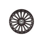 Auto si Moto - Anvelope si jante - Accesorii roti - Capace roti - Set 4 Capace Roti 15 inchi (R15) Dino Negru, Compatibile cu Fiat - Infinity.ro