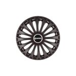 Auto si Moto - Anvelope si jante - Accesorii roti - Capace roti - Set 4 Capace Roti 15 inchi (R15) Dino Negru, Compatibile cu Daewoo - Infinity.ro