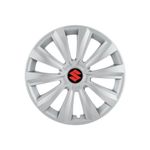 Auto si Moto - Anvelope si jante - Accesorii roti - Capace roti - Set 4 capace roti 15 inchi (R15) Delta Gri, Compatibile cu Suzuki - Infinity.ro