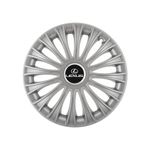 Auto si Moto - Anvelope si jante - Accesorii roti - Capace roti - Set 4 capace roti 16 inchi (R16) Dino Gri, Compatibile cu Lexus - Infinity.ro