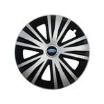 Auto si Moto - Anvelope si jante - Accesorii roti - Capace roti - Set 4 capace roti Glory Gri-Negru R16, Compatibil Cu Ford - Infinity.ro