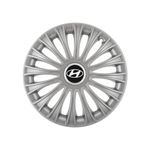 Auto si Moto - Anvelope si jante - Accesorii roti - Capace roti - Set 4 capace roti 16 inchi (R16) Dino Gri, Compatibile cu Hyundai - Infinity.ro