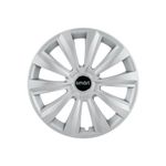 Auto si Moto - Anvelope si jante - Accesorii roti - Capace roti - Set 4 capace roti 15 inchi (R15) Delta Gri, Compatibile cu Smart - Infinity.ro