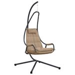 Casa si Gradina - Gradina si terasa - Balansoare si hamace - Balansoare - Scaun Suspendat cu Stativ si Perna Gri Taupe din Otel - Infinity.ro