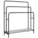 Casa si Gradina - Mobilier - Organizare si depozitare - Cuiere - Stativ pentru haine sonoma gri 90 x 30 x 100.5 cm Lemn compozit - Infinity.ro