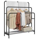 Casa si Gradina - Mobilier - Organizare si depozitare - Cuiere - Stativ pentru haine sonoma gri 90 x 30 x 100.5 cm Lemn compozit - Infinity.ro