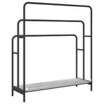 Casa si Gradina - Mobilier - Organizare si depozitare - Cuiere - Stativ pentru haine sonoma gri 90 x 30 x 100.5 cm Lemn compozit - Infinity.ro