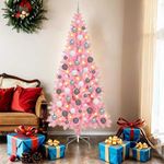 Casa si Gradina - Decoratiuni - Decoratiuni de sezon - Brazi artificiali de Craciun Roz 180 cm PVC - Infinity.ro