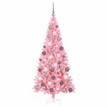 Casa si Gradina - Decoratiuni - Decoratiuni de sezon - Brazi artificiali de Craciun Roz 180 cm PVC - Infinity.ro