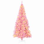 Casa si Gradina - Decoratiuni - Decoratiuni de sezon - Brazi artificiali de Craciun Roz 180 cm PVC - Infinity.ro