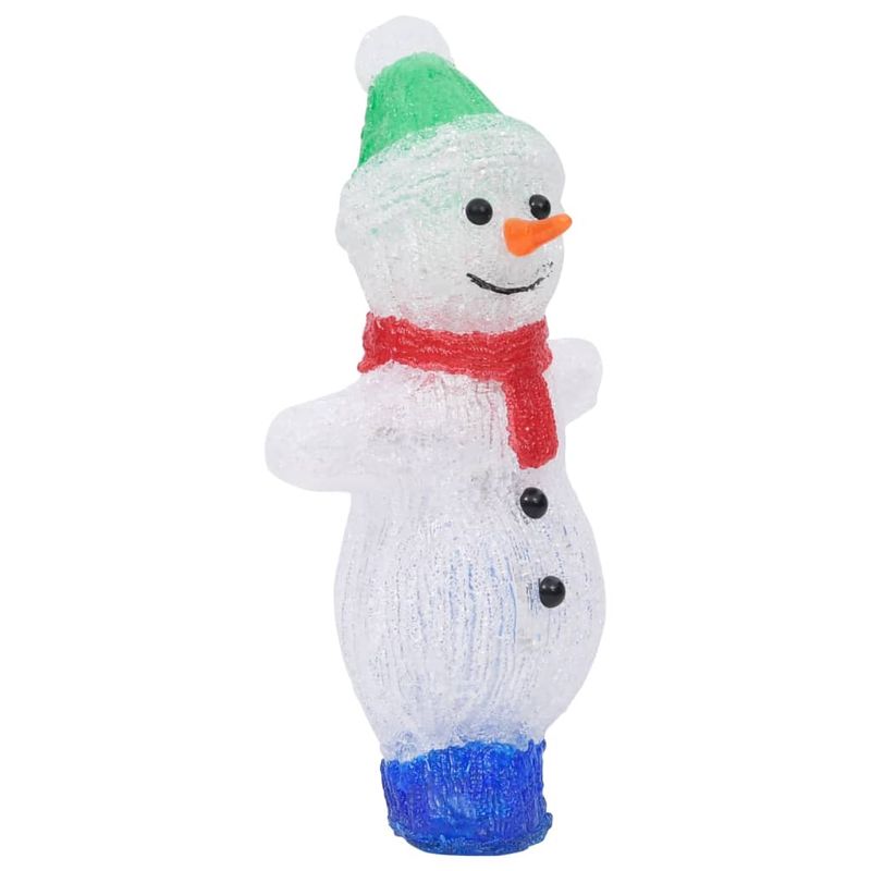 Casa si Gradina - Decoratiuni - Decoratiuni de sezon - Figurina Mos Craciun cu LED acrilic 30cm interior/exterior - Infinity.ro