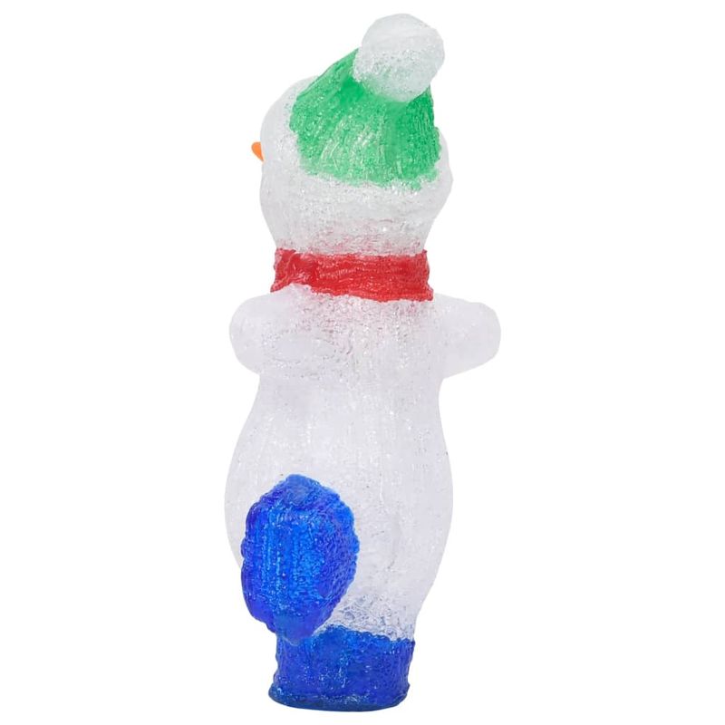 Casa si Gradina - Decoratiuni - Decoratiuni de sezon - Figurina Mos Craciun cu LED acrilic 30cm interior/exterior - Infinity.ro