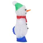 Casa si Gradina - Decoratiuni - Decoratiuni de sezon - Figurina Mos Craciun cu LED acrilic 30cm interior/exterior - Infinity.ro