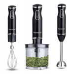 Electronice si Electrocasnice - Electrocasnice bucatarie - Mixere, tocatoare & roboti de bucatarie - Blendere si mini tocatoare - Blender vertical 3 in 1 Techwood TMS-9666, 600W, 500ml - Infinity.ro