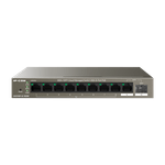 PC, gaming si accesorii - Retelistica - Switch-uri - Switch-uri cu management - Switch 8 porturi PoE, 1 port RJ45, 1 port SFP, Gigabit, Cloud Management - IP-COM G2210P-8-102W - Infinity.ro