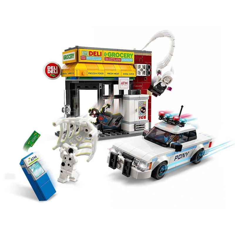 Jucarii, Copii si Bebe - Jucarii si jocuri - Seturi de constructie si cuburi - Seturi de constructie - LEGO Super Heroes Spider-Verse: Miles Morales vs. Spot 76311 - Infinity.ro