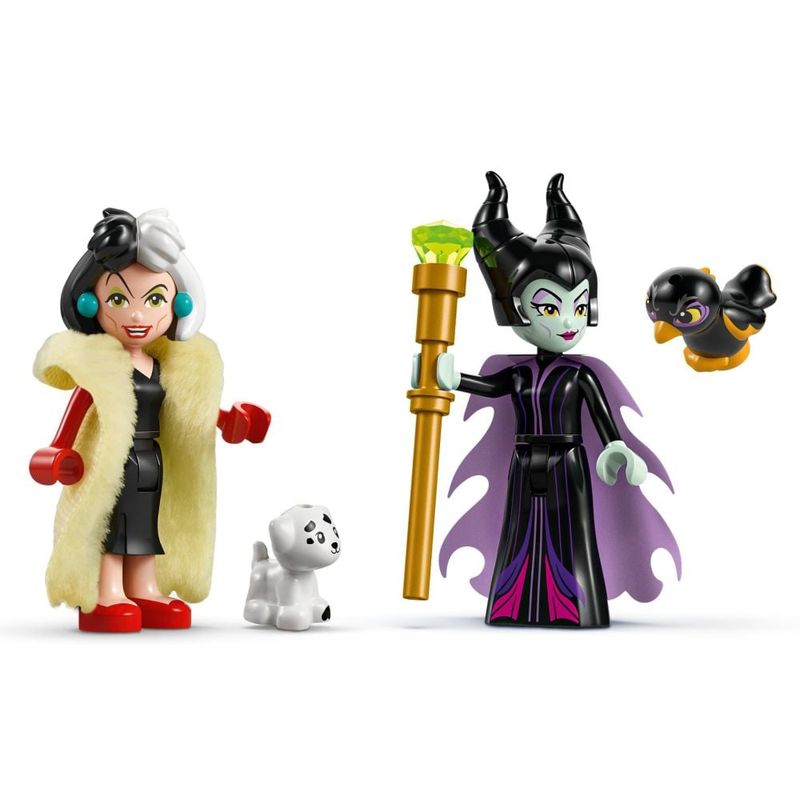 Jucarii, Copii si Bebe - Jucarii si jocuri - Seturi de constructie si cuburi - Seturi de constructie - LEGO Disney Classics Rochiile lui Maleficent si Cruella De Vil 43262 - Infinity.ro