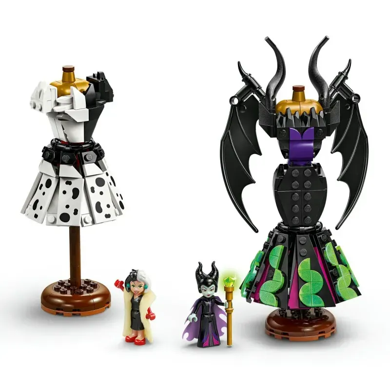 Jucarii, Copii si Bebe - Jucarii si jocuri - Seturi de constructie si cuburi - Seturi de constructie - LEGO Disney Classics Rochiile lui Maleficent si Cruella De Vil 43262 - Infinity.ro