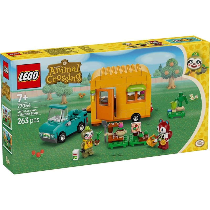Jucarii, Copii si Bebe - Jucarii si jocuri - Seturi de constructie si cuburi - Seturi de constructie - LEGO Caravana si magazinul de gradinarit al lui Leif 77054 - Infinity.ro