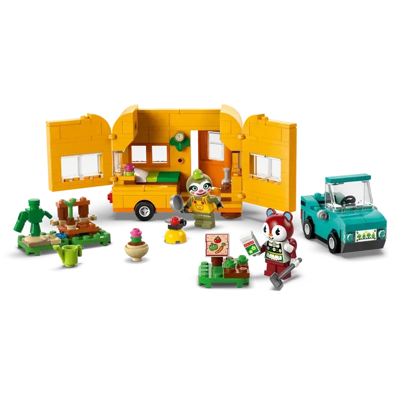Jucarii, Copii si Bebe - Jucarii si jocuri - Seturi de constructie si cuburi - Seturi de constructie - LEGO Caravana si magazinul de gradinarit al lui Leif 77054 - Infinity.ro