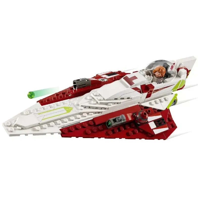 Jucarii, Copii si Bebe - Jucarii si jocuri - Seturi de constructie si cuburi - Seturi de constructie - LEGO Star Wars Jedi Starfighter-ul lui Obi-Wan Kenobi 75333 - Infinity.ro