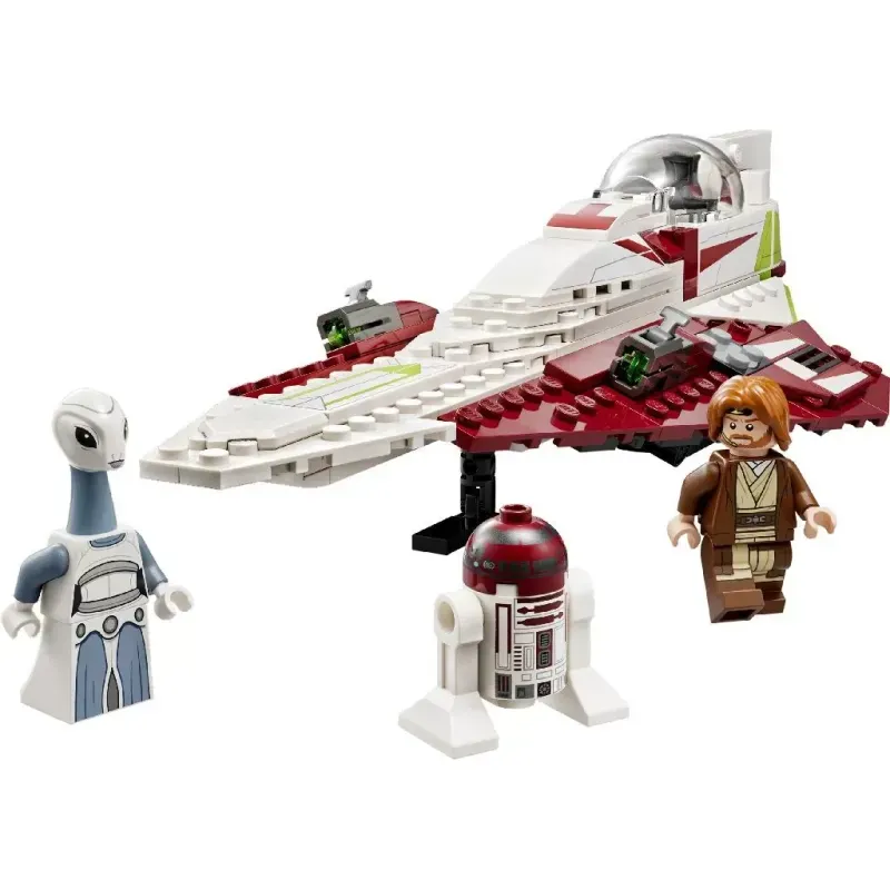 Jucarii, Copii si Bebe - Jucarii si jocuri - Seturi de constructie si cuburi - Seturi de constructie - LEGO Star Wars Jedi Starfighter-ul lui Obi-Wan Kenobi 75333 - Infinity.ro