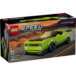 Jucarii, Copii si Bebe - Jucarii si jocuri - Seturi de constructie si cuburi - Seturi de constructie - LEGO Speed Champions Masina sport Dodge Challenger SRT Hellcat 77237 - Infinity.ro