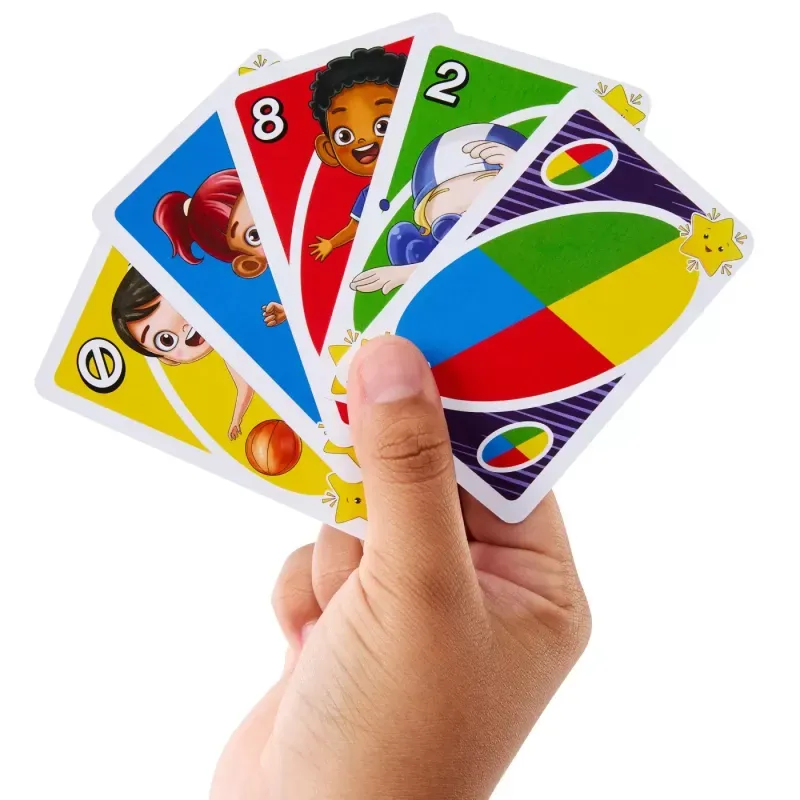 Jucarii, Copii si Bebe - Jucarii si jocuri - Jocuri si puzzle - Jocuri de societate - Jocul de carti UNO Junior Move - Infinity.ro