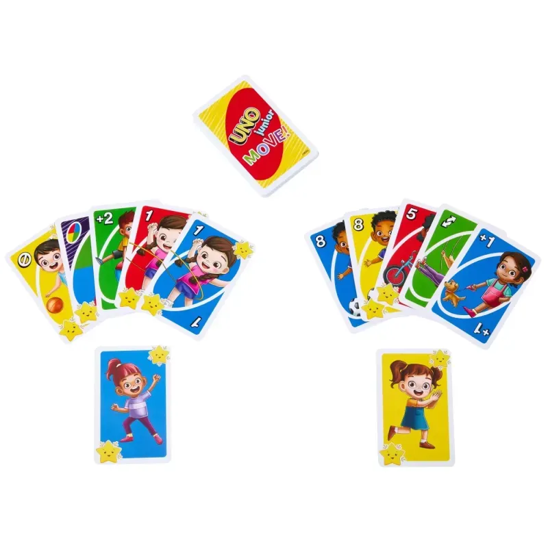 Jucarii, Copii si Bebe - Jucarii si jocuri - Jocuri si puzzle - Jocuri de societate - Jocul de carti UNO Junior Move - Infinity.ro