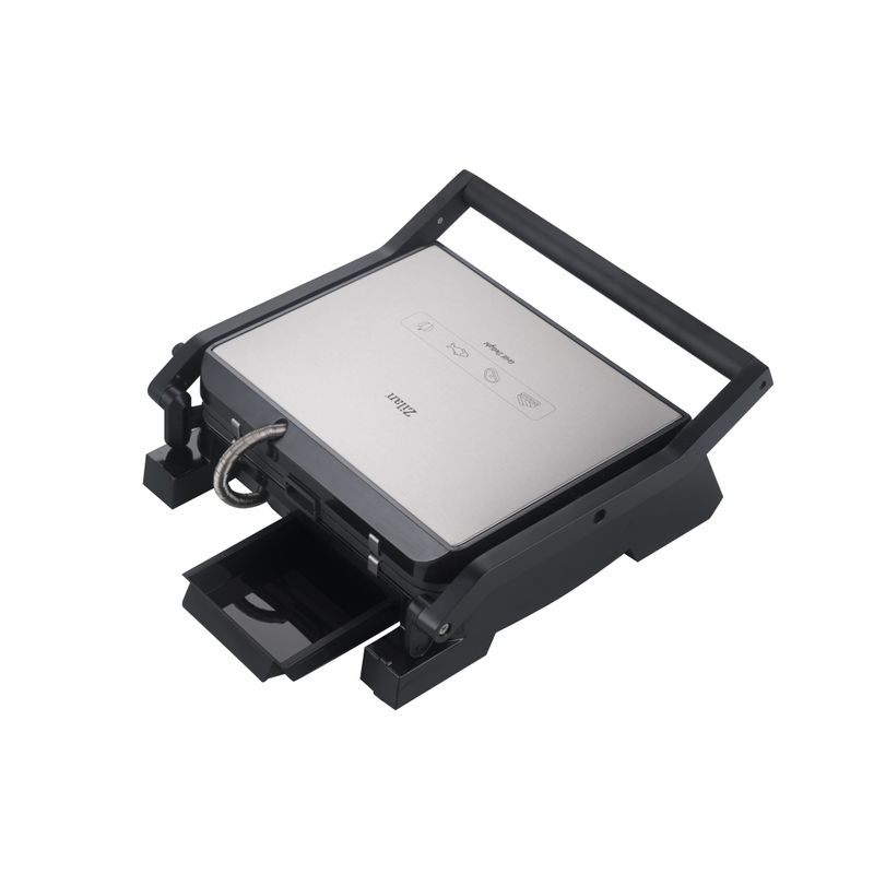 Electronice si Electrocasnice - Electrocasnice bucatarie - Preparare paine - Sandwich-maker - Sandwich maker si Grill Zilan ZLN3966, Protectie supraincalzire, Placi detasabile, Putere 2000W - Infinity.ro