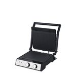 Electronice si Electrocasnice - Electrocasnice bucatarie - Preparare paine - Sandwich-maker - Sandwich maker si Grill Zilan ZLN3966, Protectie supraincalzire, Placi detasabile, Putere 2000W - Infinity.ro