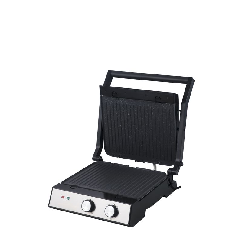 Electronice si Electrocasnice - Electrocasnice bucatarie - Preparare paine - Sandwich-maker - Sandwich maker si Grill Zilan ZLN3966, Protectie supraincalzire, Placi detasabile, Putere 2000W - Infinity.ro