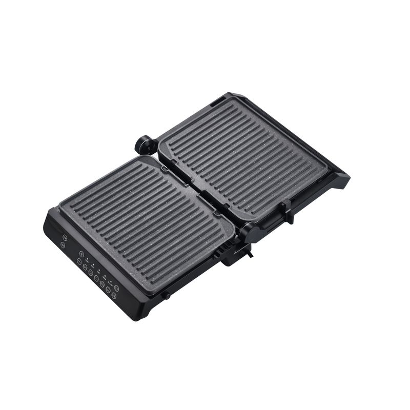 Electronice si Electrocasnice - Electrocasnice bucatarie - Preparare paine - Sandwich-maker - Sandwich maker si Grill Zilan ZLN3942, Digital, Protectie supraincalzire, Placi din aluminiu detasabile, Putere 2000W - Infinity.ro