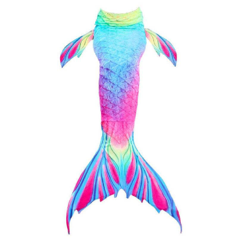 Jucarii, Copii si Bebe - Jucarii si jocuri - Jucarii de rol - Masti si costume copii - Coada de Sirena THK®, Roz pastel cu bratara HandMade by Alessia Ioana - 140 cm - 9-10 ani - Infinity.ro