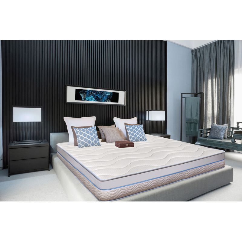 Casa si Gradina - Mobilier - Saltele si somiere - Saltele - Saltea Green Future Arctic Gel Memory 14 + 5, 180x200 cm, H 21 cm, 7 zone de confort, Anatomica, Ortopedica - Infinity.ro