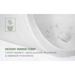 Casa si Gradina - Mobilier - Saltele si somiere - Saltele - Saltea Aloe Vera 14+2 Memory, 90x190 cm, H 18 cm, husa cu fibre de bambus, Ortopedica, Aerisire 3D Free Air - Infinity.ro