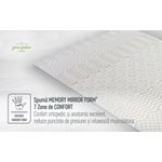 Casa si Gradina - Mobilier - Saltele si somiere - Saltele - Saltea Argentum Healthguard Memory 12+3+4 Ortopedica, 160x200 cm, H 21 cm, Husa cu ioni de argint, Ventilatie 3D - Infinity.ro