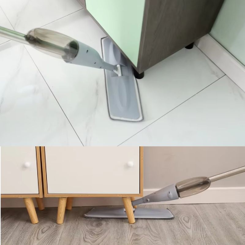 Market - Curatenie si intretinere casa - Produse menaj - Mopuri - Mop plat PAA-home®, multifunctional spala si pulverizeaza, dimensiuni 38x10 cm si include 1 laveta microfibra, capacitate rezervor 350 ml - Infinity.ro