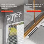 Market - Curatenie si intretinere casa - Produse menaj - Mopuri - Matura tip racleta PAA-home, cu tija rotativa la 180 de grade, curata diferite suprafete si tipuri de murdarie dimensiune racleta 39.5 cm - Infinity.ro