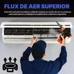Casa si Gradina - Gradinarit si plante - Utilaje gradina - Aspiratoare, suflante si tocatoare - Suflanta Aer Portabila IMA Trend Blower, Aspirator, Turbo Fan, 140000 RPM, 4 Trepte, 5000mAh, USB-C, Albastru - Infinity.ro