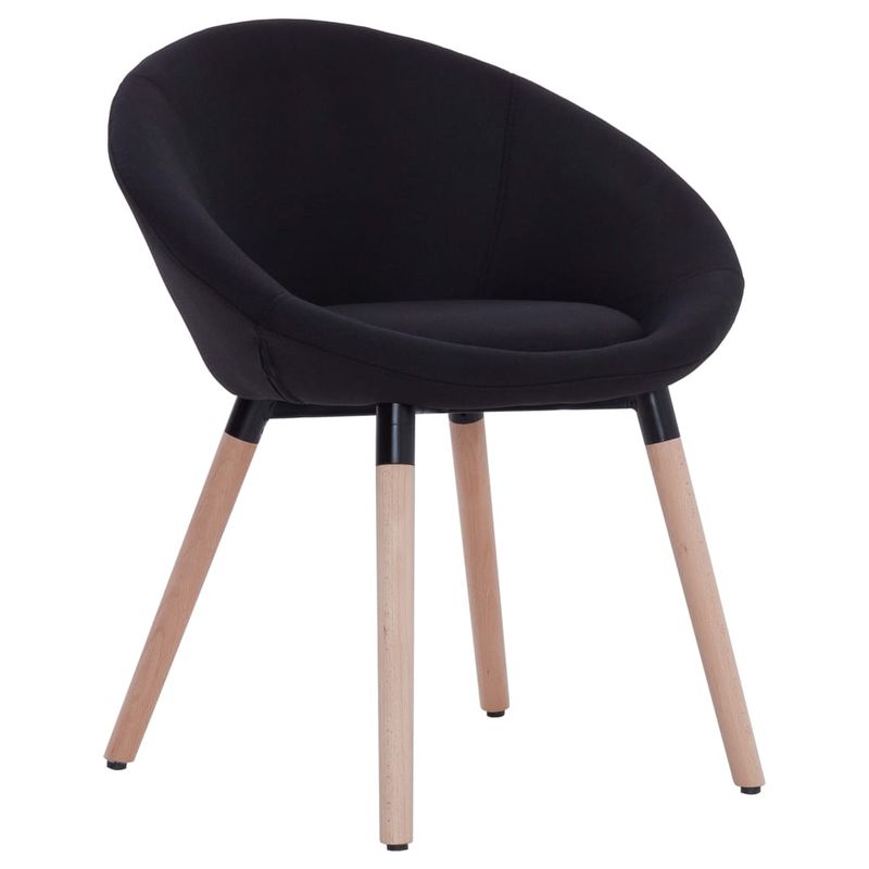 Casa si Gradina - Mobilier - Scaune si fotolii - Scaune - Scaune de sufragerie, 6 buc. negru, material textil - Infinity.ro