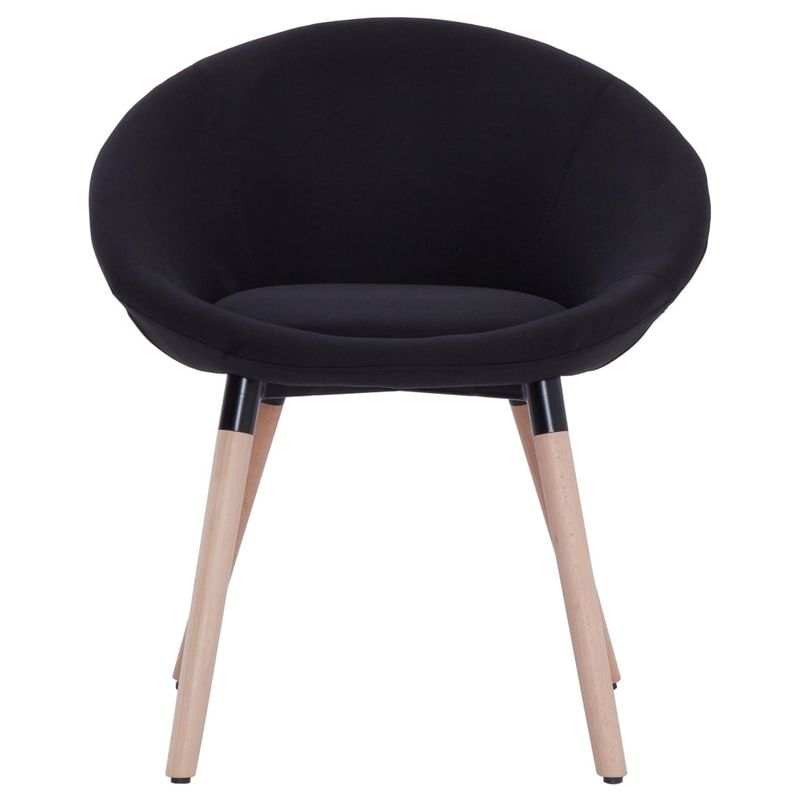 Casa si Gradina - Mobilier - Scaune si fotolii - Scaune - Scaune de sufragerie, 6 buc. negru, material textil - Infinity.ro