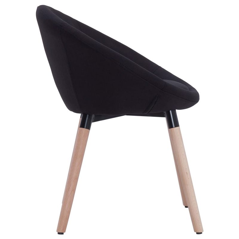 Casa si Gradina - Mobilier - Scaune si fotolii - Scaune - Scaune de sufragerie, 6 buc. negru, material textil - Infinity.ro