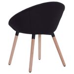 Casa si Gradina - Mobilier - Scaune si fotolii - Scaune - Scaune de sufragerie, 6 buc. negru, material textil - Infinity.ro