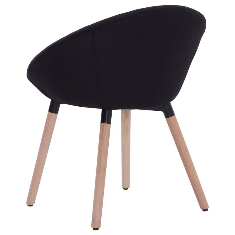 Casa si Gradina - Mobilier - Scaune si fotolii - Scaune - Scaune de sufragerie, 6 buc. negru, material textil - Infinity.ro