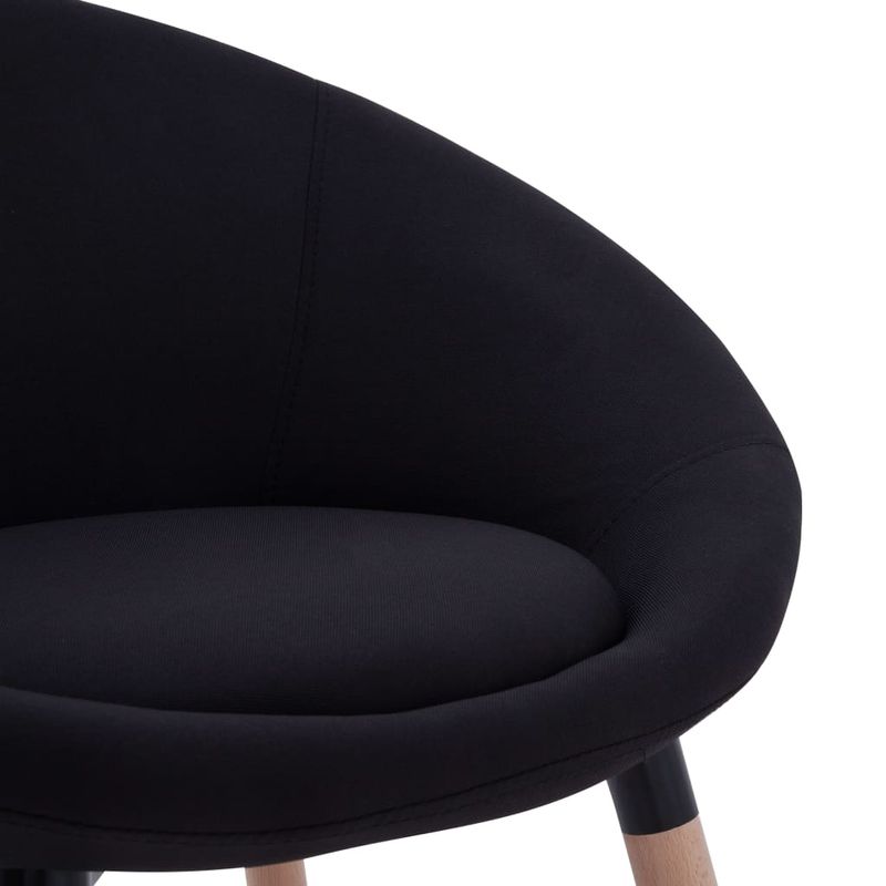 Casa si Gradina - Mobilier - Scaune si fotolii - Scaune - Scaune de sufragerie, 6 buc. negru, material textil - Infinity.ro